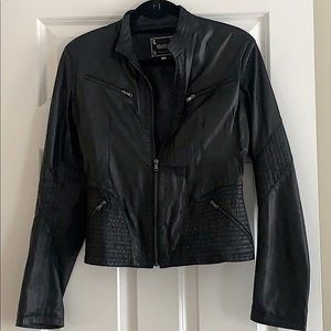 Never been worn, authentic Italian leather jacket